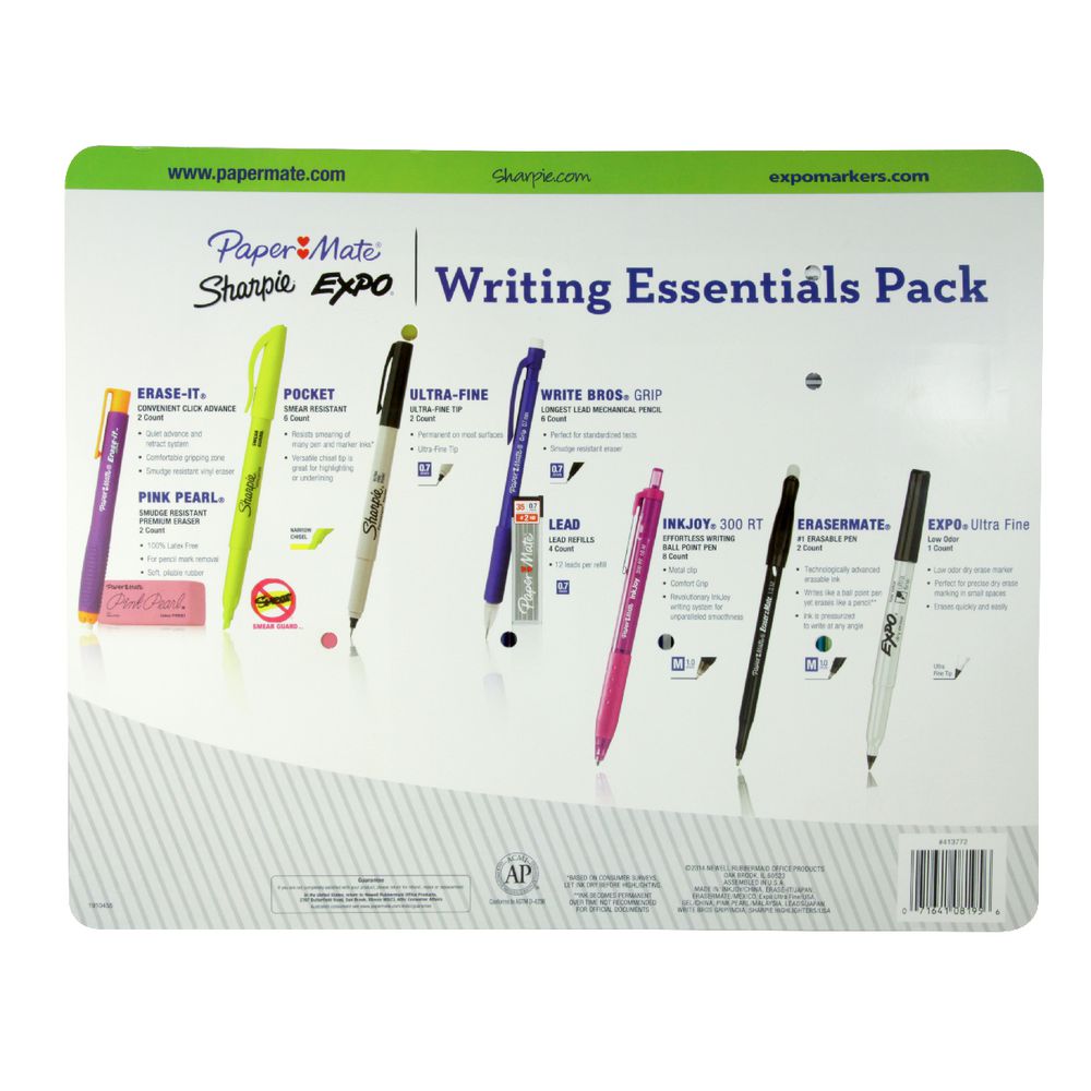 Papermate Sharpie Expo Writing Essentials Pack 33 Piece